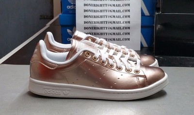 stan smith metallic rose gold