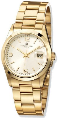 Pre-owned Charles-hubert Mens Charles Hubert Ip-plated Stainless Steel Watch