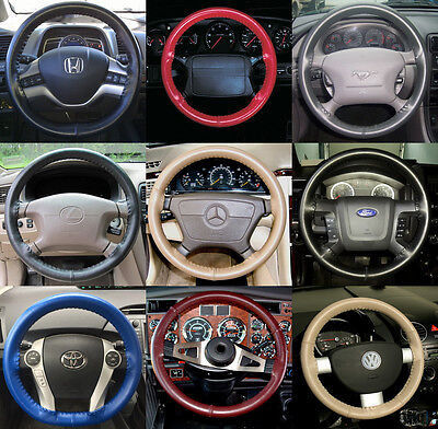 Wheelskins Genuine Leather Steering Wheel Cover for Ford F-150 F-250 F-350 F-450