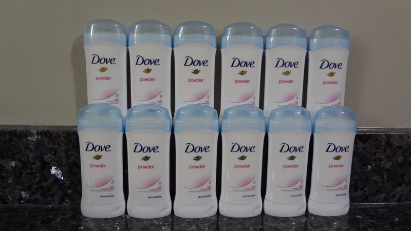 12 Dove POWDER Scent 24hr Invisible Solid Antiperspirant & Deodorant 2.6