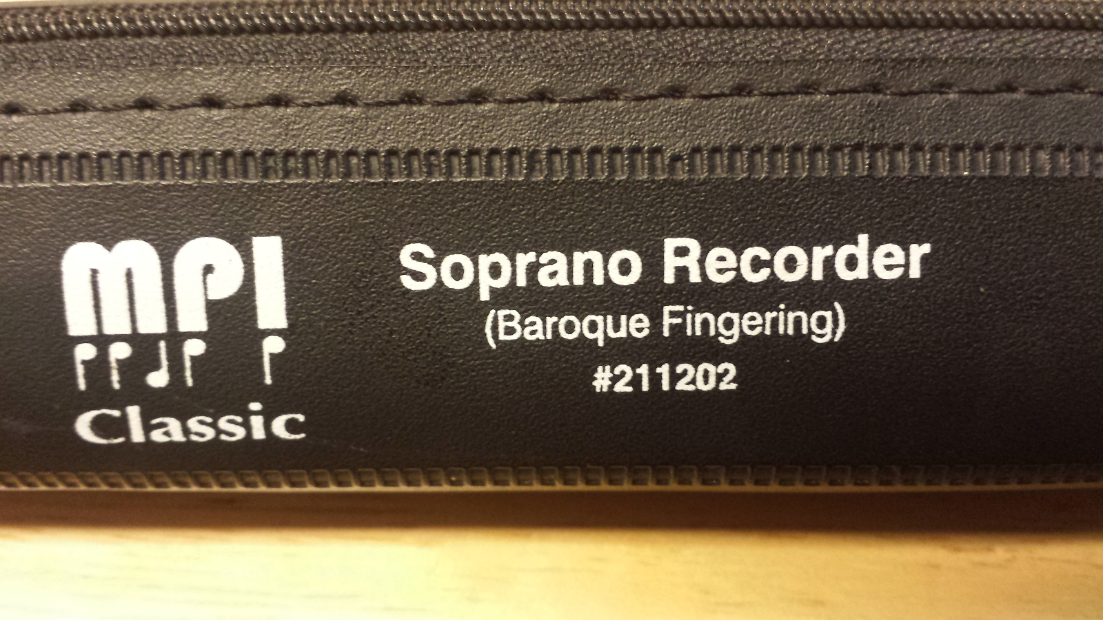 Soprano Recorder | Baroque Fingering System | #211202 MPI Classic & Leather Bag