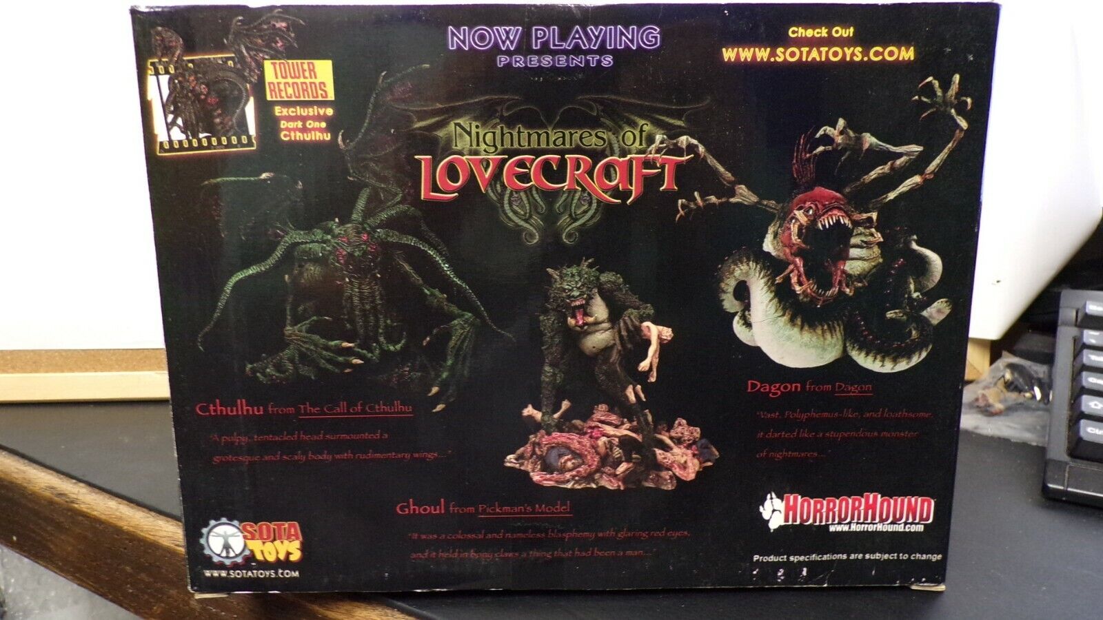 SOTA Toys Nightmares of Lovecraft CTHULHU Figure 2006  New in Box