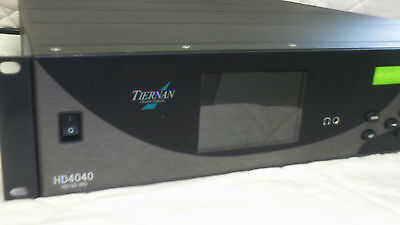 TIERNAN HD4040 HD/SD HD-SDI IRD High Definition Mpeg-2 Video Decoder