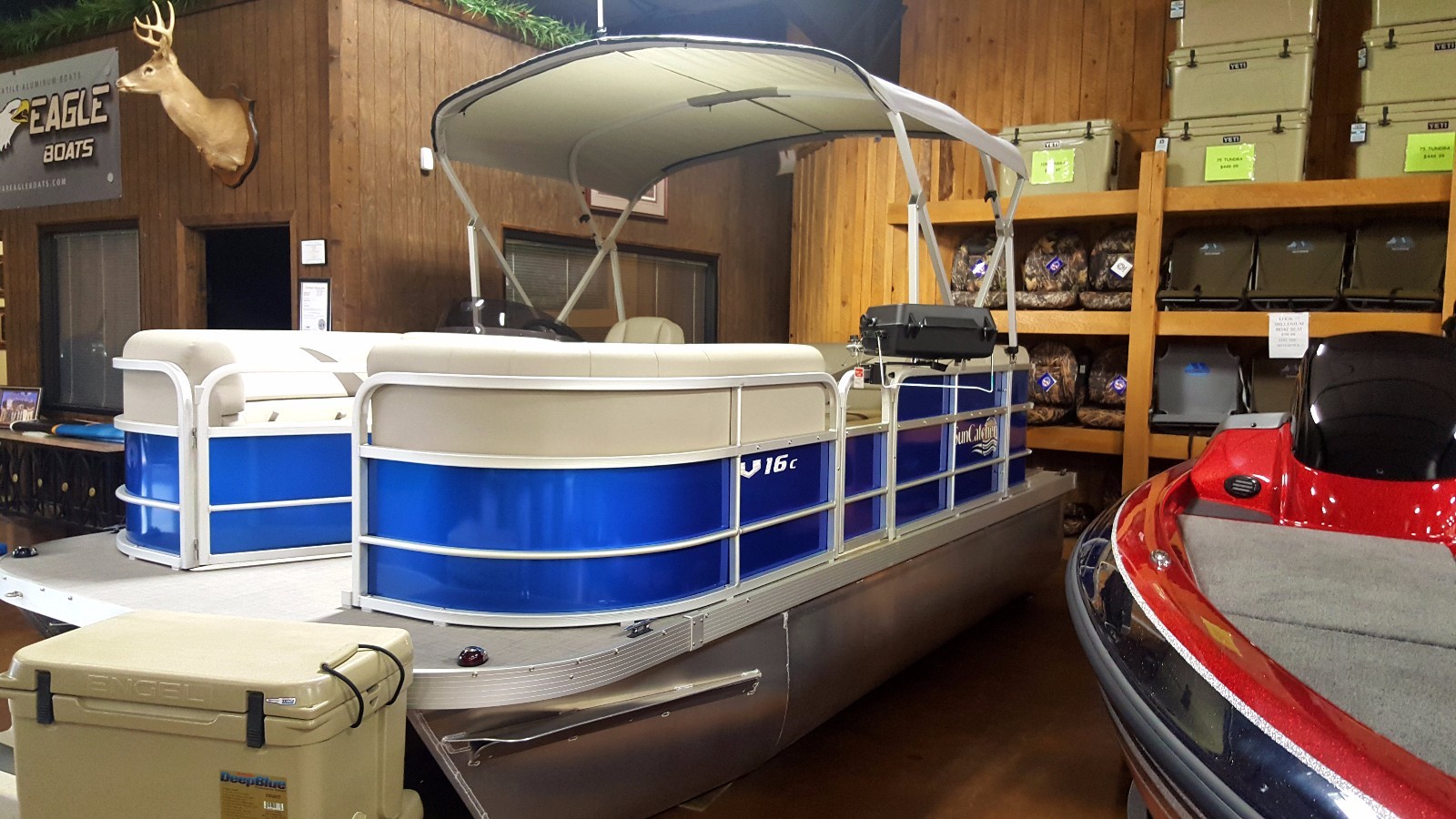 New 2016 SunCatcher V16 C Blue 50hp