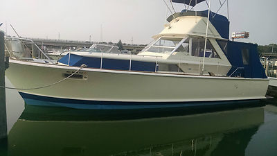 1968 Chris Craft Commander 38FT Express w/Flybridge, Swim Platform, Twin 427 V8