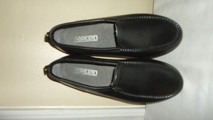 Lands-End-Slip-On-Black-Duck-Shoes-Loafer-Rubber-Rain-Snow-Boat-Garden ...