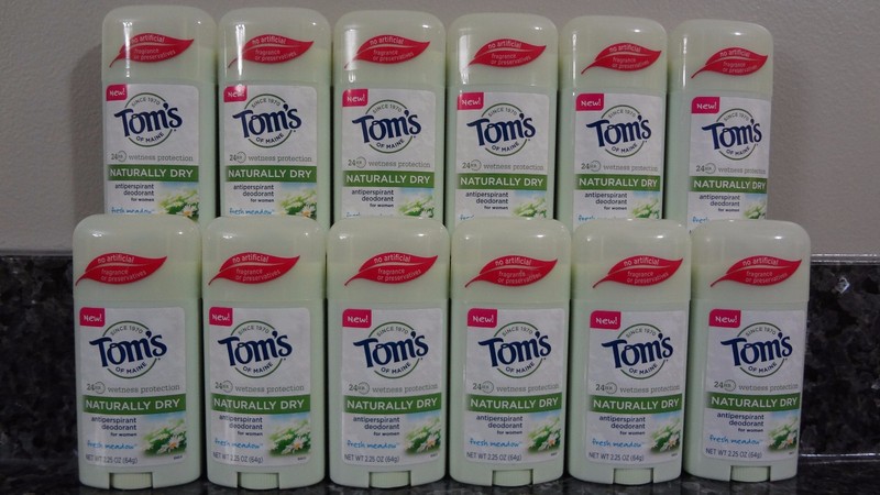 12 Tom's OF MAINE Women Naturally Dry FRESH MEADOW Antiperspirant Deodorant