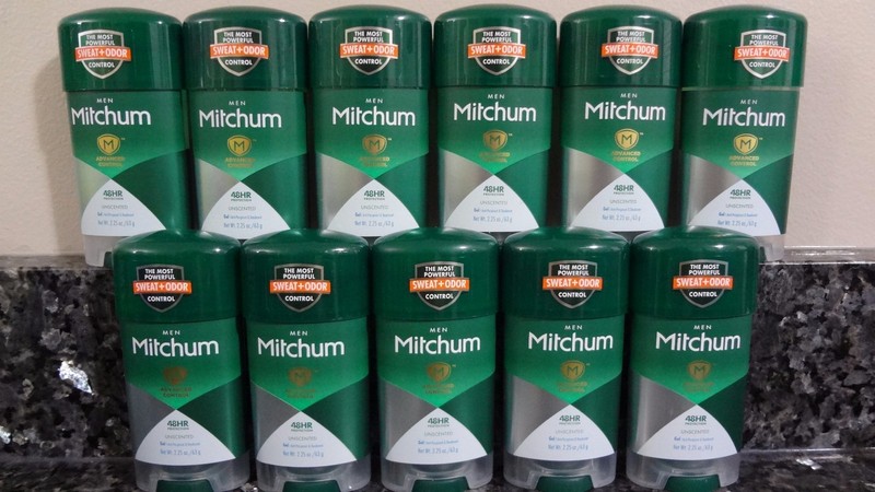 11 Mitchum Men Advanced Control UNSCENTED Gel AntiPerspirant Deodorant
