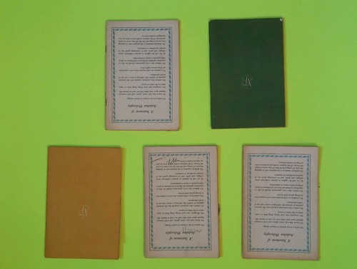 National Audubon Society Nature Program photo books - 1959 - lot of 5! Nice!