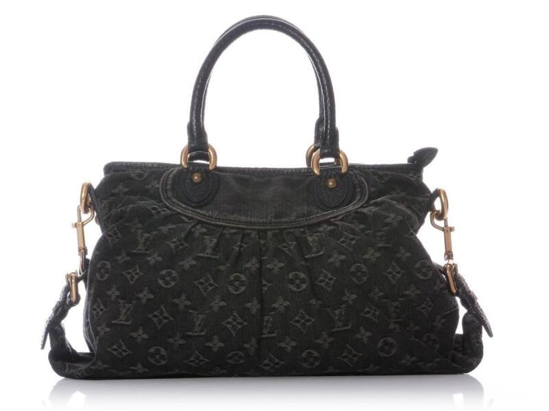 Louis Vuittons Black Denim Handbags | eBay