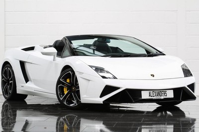 2013 Lamborghini Gallardo LP 560-4 50th Anniversary Spyder E Gear Petrol white 