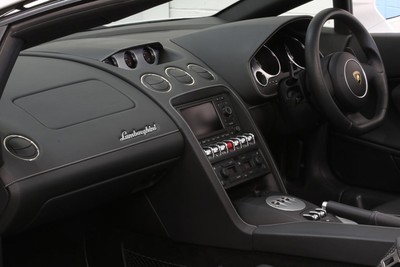 2013 Lamborghini Gallardo LP 560-4 50th Anniversary Spyder E Gear Petrol white 