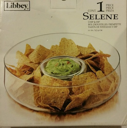 Libbey Selene Chip and Dip Clear Glass ...