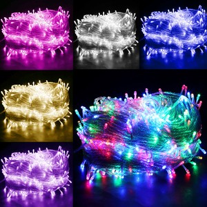 Battery Operated/Electric LED Fairy String Lights Garden Tree Outdoor Clear Wire eBay