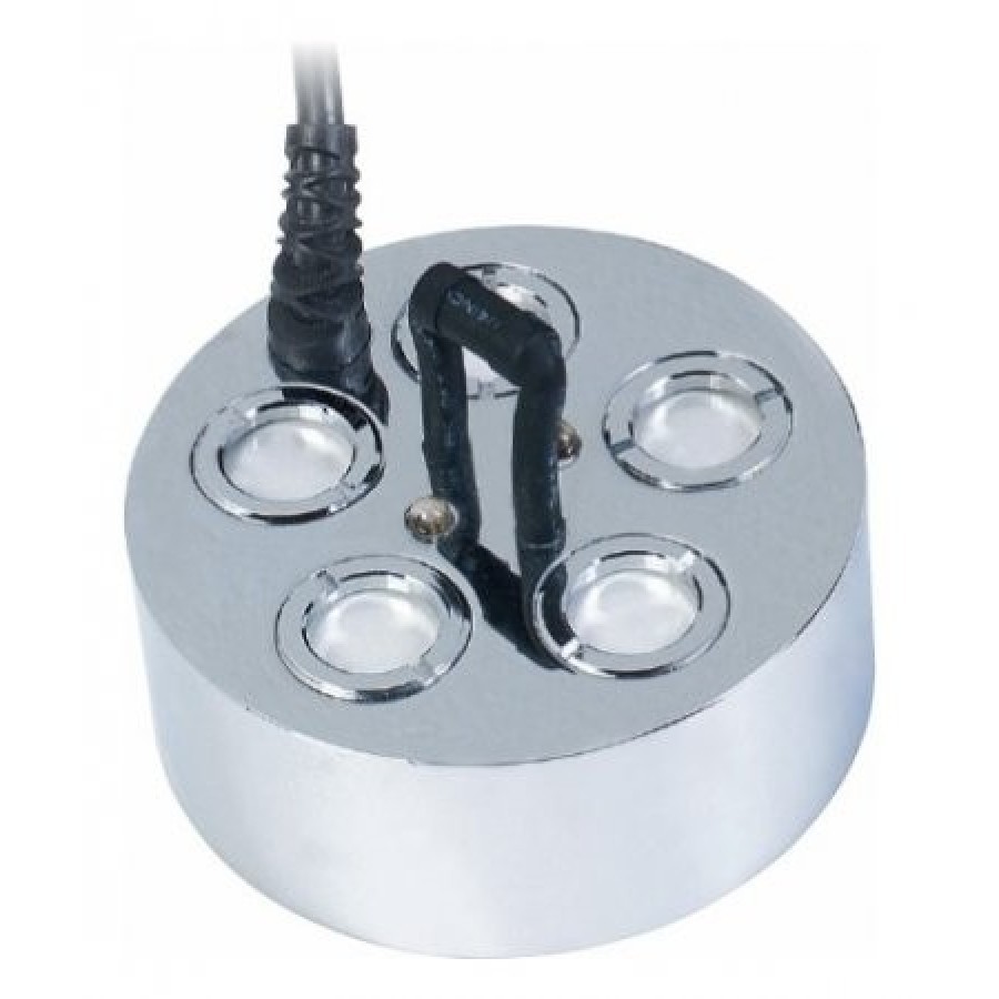 5 jet Pond WaterFoggerMist Makerw/LEDultrasonicfloat/fog mister