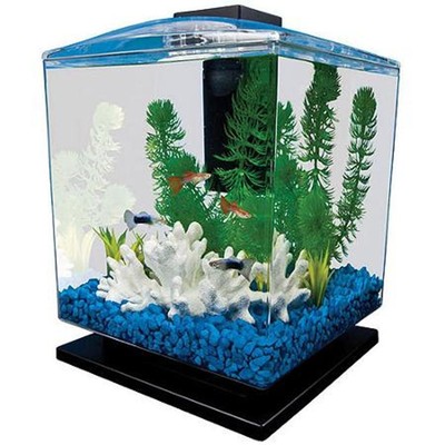 Tetra Aquarium Cube Tank Fish 1.5 Gallon ...