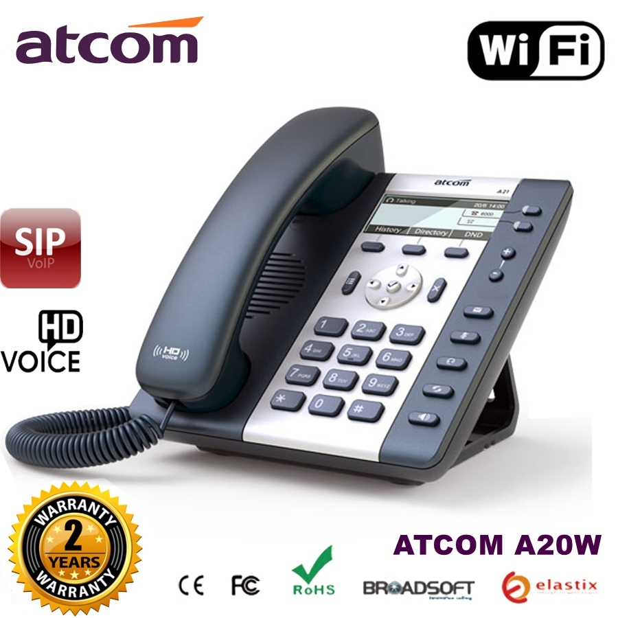WIFI Entry level business wireless VoIP Phone HD voice office telephone