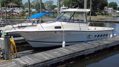 26 ft Bayliner Trophy Walkaround Cuddy Cabin New OEM Mercury I/O Engine