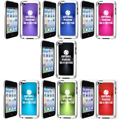 Apple iPod Touch 4th Generation Case Cover Softball Players Do it