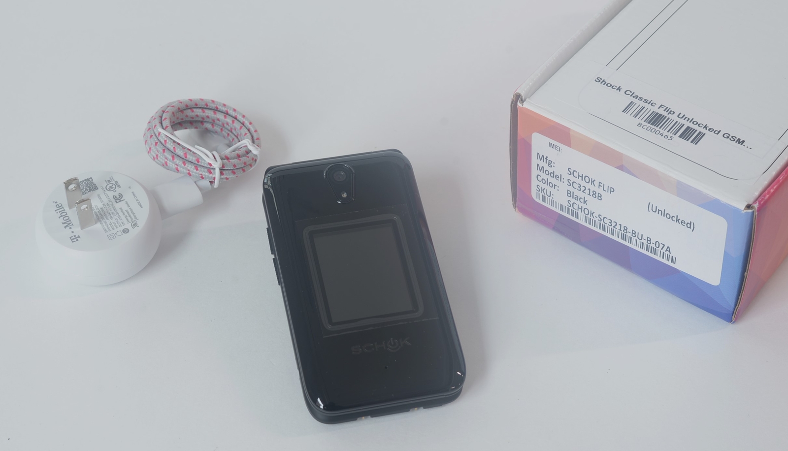 Yahoo!オークション Schok Flip Phone Black( SC3218T) unlocked 海...