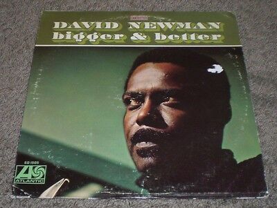 Bigger & Better David Newman~1968 Jazz Fusion~Original Inner Sleeve~VG++