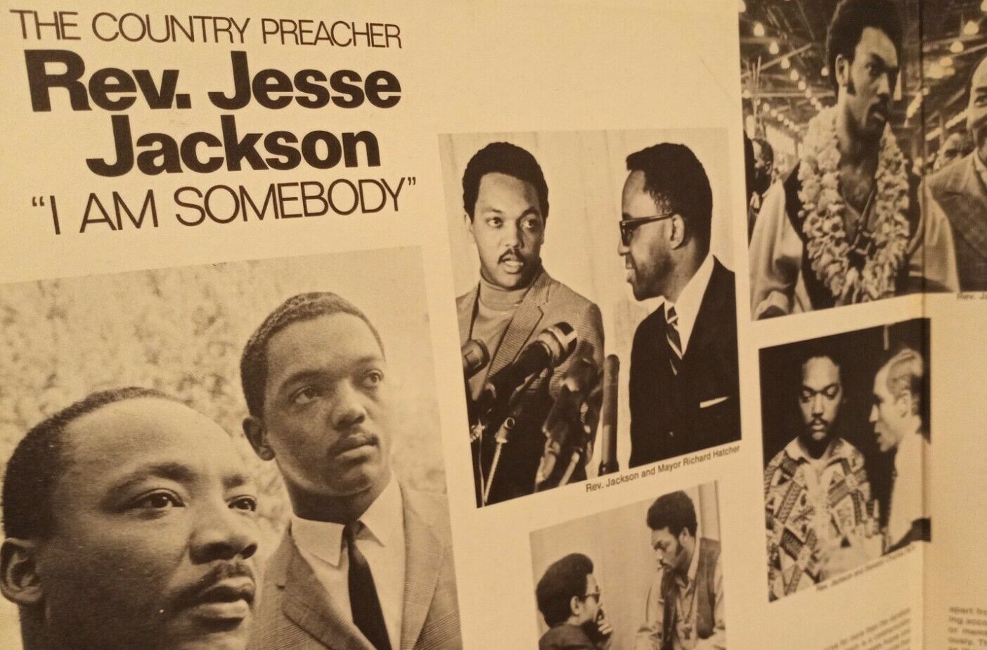 1971 "The Country Preacher" ~ Rev. Jesse Jackson “I Am Somebody" Respect Records