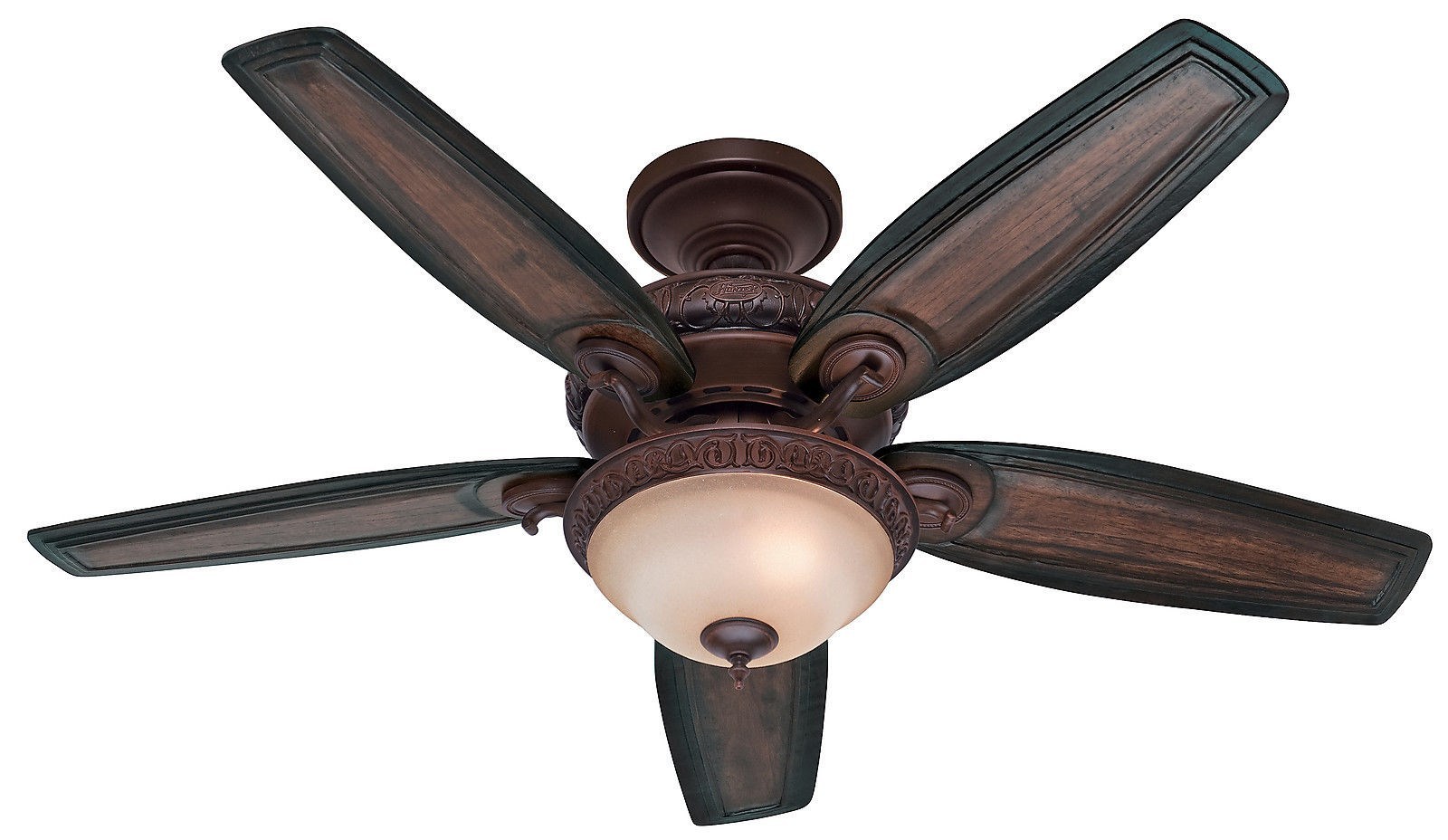 Hunter Prestige 52“ Ceiling Fan Brushed Cocao Brown with Light Free ...