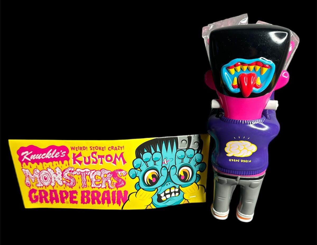New Headlock Studio x Grape Brain Franky Pink/Purple Sofubi New Headlock Studio x Grape Brain Franky Pink/Purple Sofubi