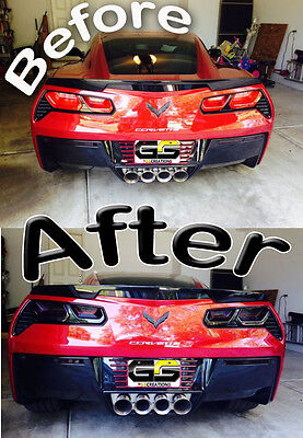 1980 Corvette For Sale >> C7 Corvette Rear Tail Light Blackout lens Kit ( Smoked ... 1980 Corvette For Sale >> C7 Corvette Rear Tail Light Blackout lens Kit ( Smoked ...