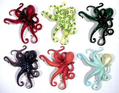 Hand Painted Art Assorted Octopus Refrigerator Magnet ...