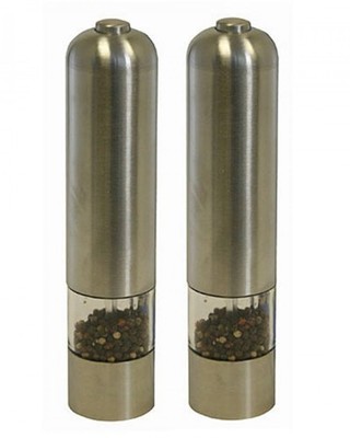 2 iTouchless Automatic Stainless Steel Pepper Mill ...