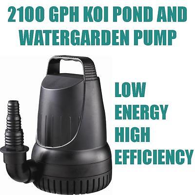2100 GPH Koi Pond & Waterfall Pump ...