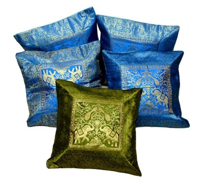 10 Elephant Embroidered Banarasi Brocade USA Silk ...