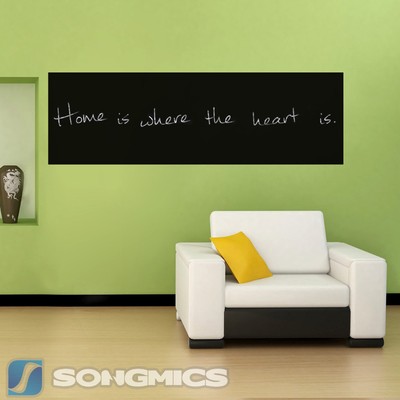 Songmics Removable Chalkboard Wall Sticker Decal Black ...