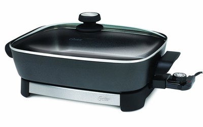 Oster 16-Inch Electric Skillet, Black and Stainless ...