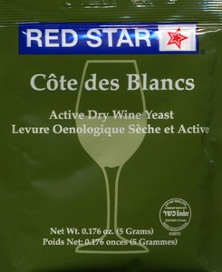 ... -Cote-de-Blanc-Wine-Yeast-10x5g-Pks-For-Fruity-Floral-Sweeter-Wines