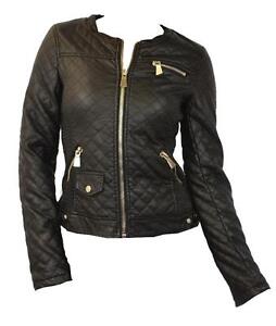 Womens Black Leather Jackets | eBay