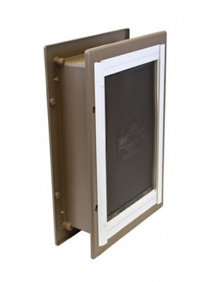PetSafe Telescoping Aluminum Wall Entry Pet Door, ...