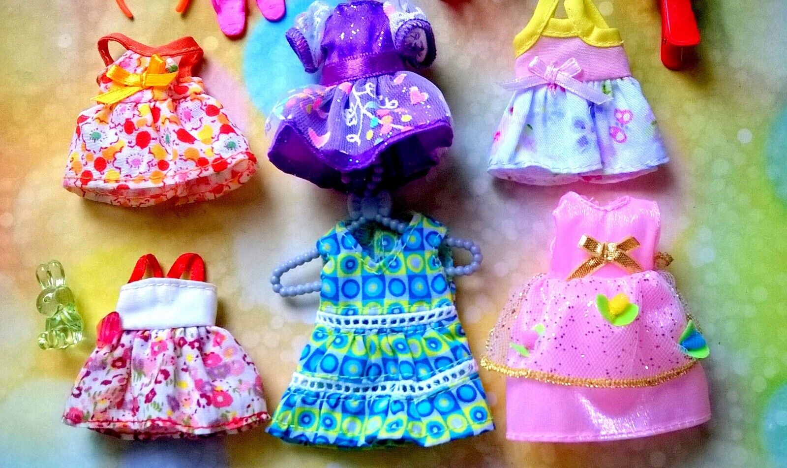 ???Barbie Kelly Chelsea doll clothes, accessories with shoes #E???