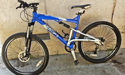 Slightly Used Haro Shift Mountain Bike 26" Full Suspension Aluminum, Blue