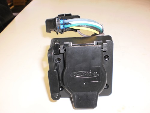 Dodge Hopkins Trailer Connector Truck Plug 7 Way RV 4 Flat ... 7 way trailer plug wiring diagram dodge 
