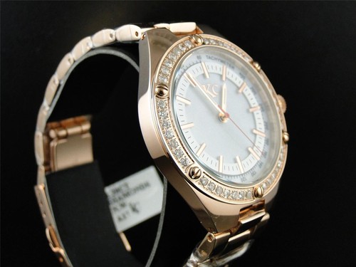 Pre-owned Kc Ladies Womens Techno Com  36mm Rose Diamond Watch Joe Rodeo Jojo Aqua Master In Dark Gray