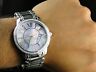 Pre-owned Aqua Master Mens  Swiss Movement Blue Dial Diamond Watch In Gray