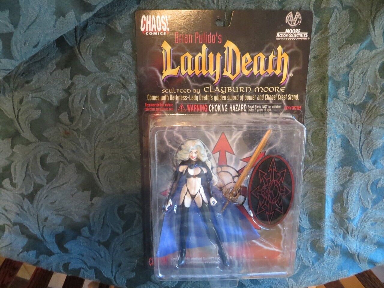 Chaos Comic's Lady Death Action Figure, Moore Action Collectibles 1997 MOC NEW