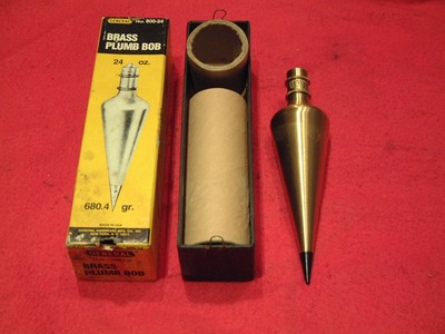 General Brass Plumb Bob 24 oz,NOS 800-24