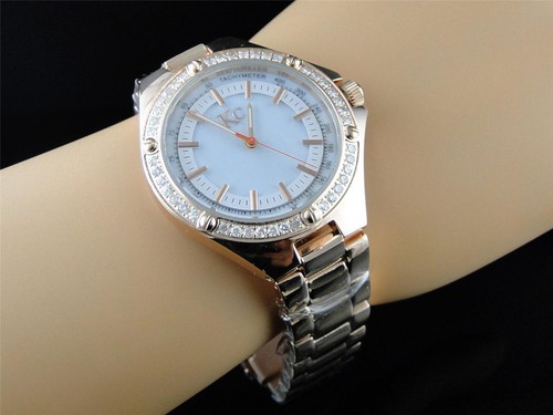 Pre-owned Kc Ladies Womens Techno Com  36mm Rose Diamond Watch Joe Rodeo Jojo Aqua Master In Dark Gray