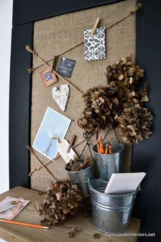 Get organized with these creative, upcycled bulletin board ideas! eBay