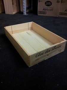  BOTTLE WOODEN WINE CRATE / BOX PLANTER KITCHEN STORAGE BOX  eBay