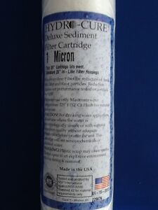 hydro cure deluxe sediment filter cartridge 5 micron
