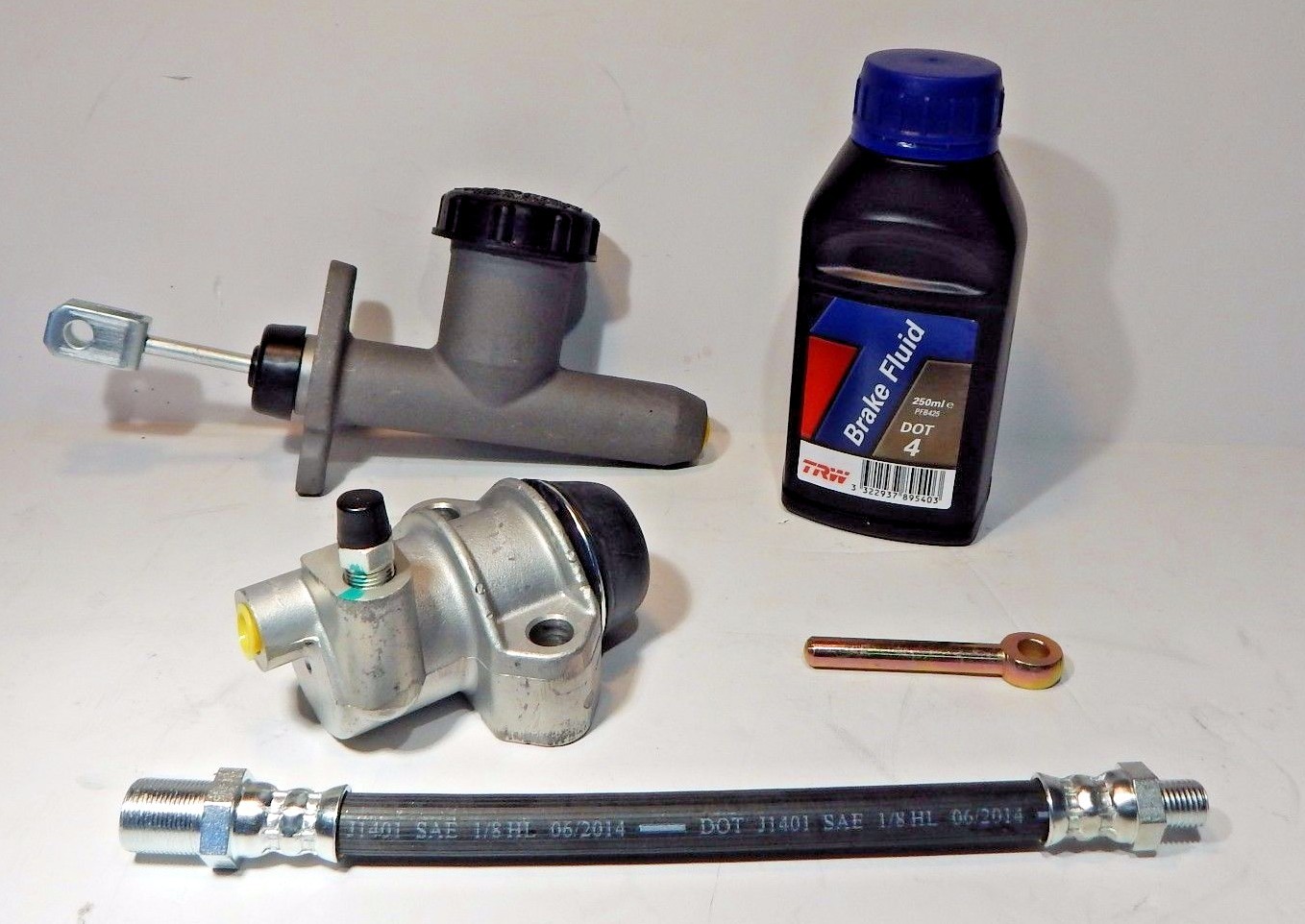 MGB Clutch Hydraulics Kit Master Cylinder Slave Cylinder Hose Pushrod
